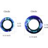 Novborcz Kit de colgante de cristal circular para hacer