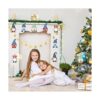 25 piezas de recortes de gnomos de madera de Navidad