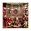 25 piezas de recortes de gnomos de madera de Navidad