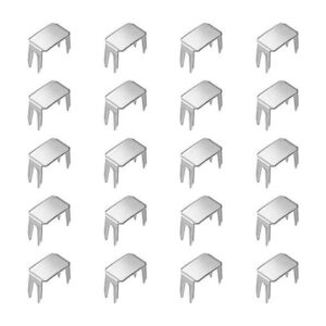 uxcell 20 tapones de cremallera 10 topes superiores e_1