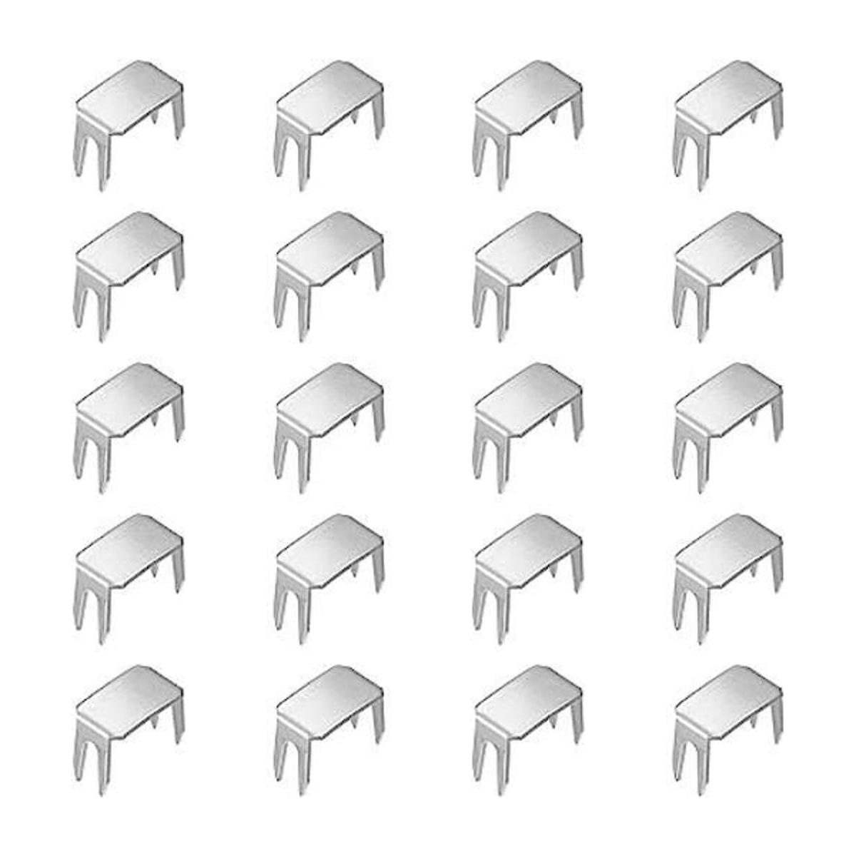 uxcell 20 tapones de cremallera 10 topes superiores e