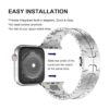 Wingle Correa de acero inoxidable para Apple Watch Ultra_4