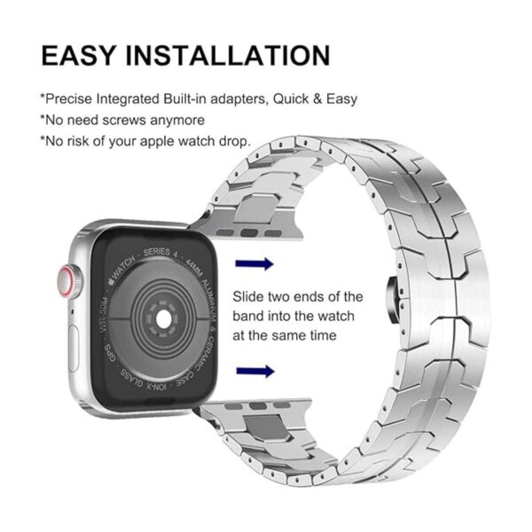 Wingle Correa de acero inoxidable para Apple Watch Ultra_4