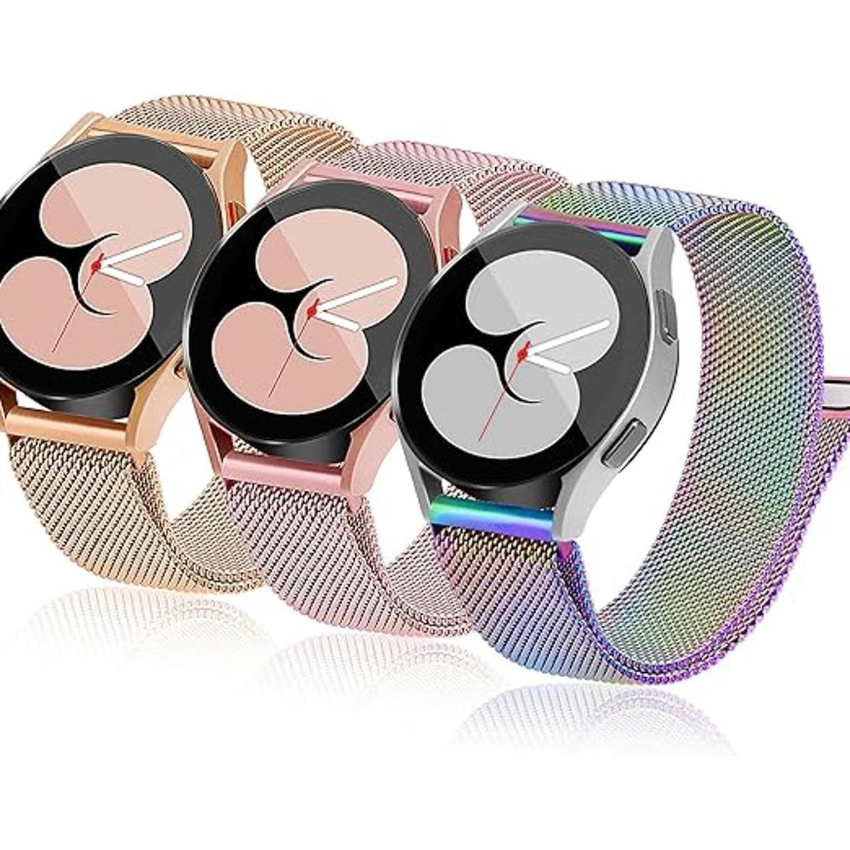 Paquete de 3 correas Milanese de metal suave para Samsung