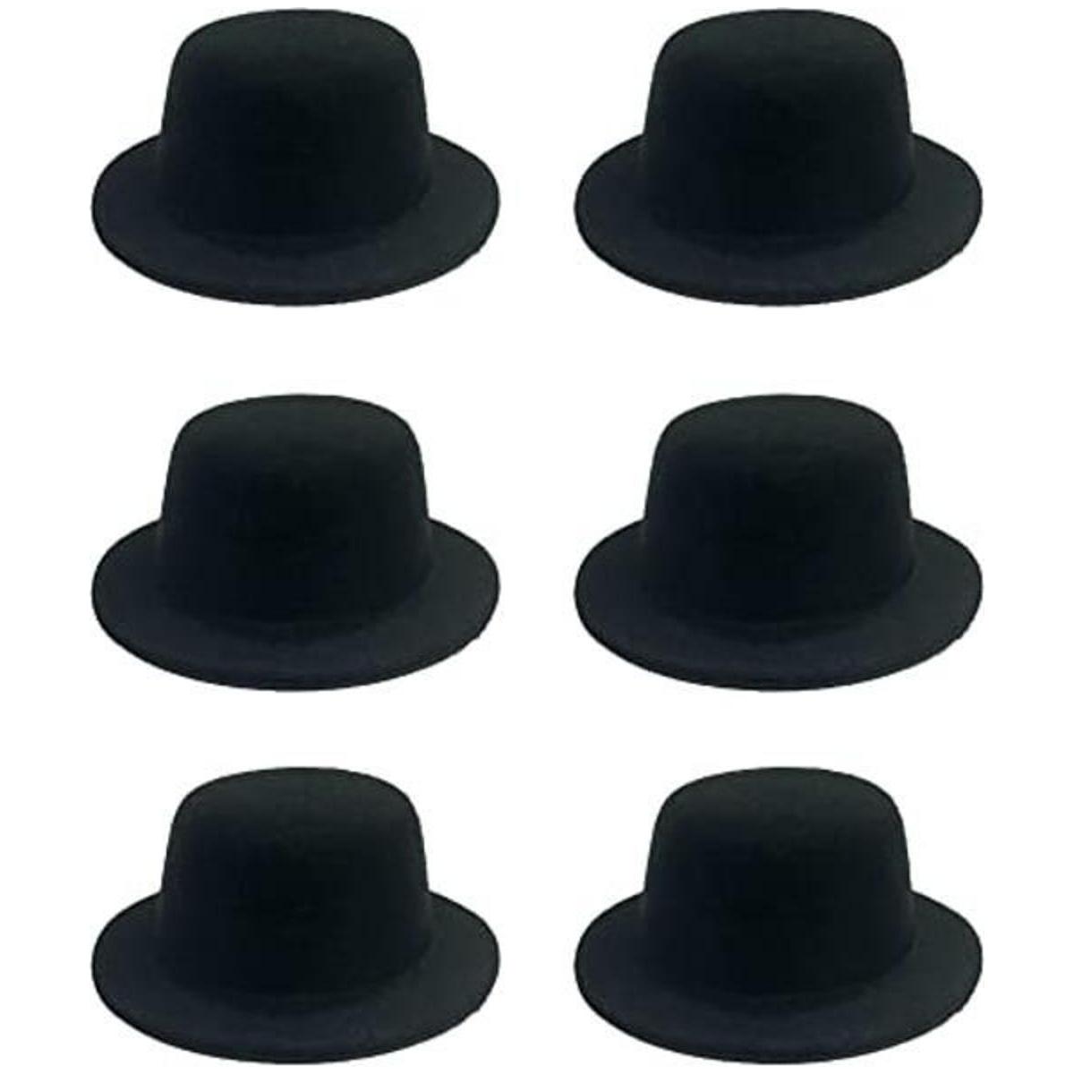 Mini Top Hat Miniature Formal Hats Felt Colorful for