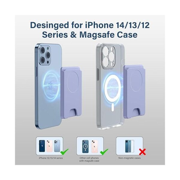 AUROX Billetera magnética compatible con Magsafe para_4