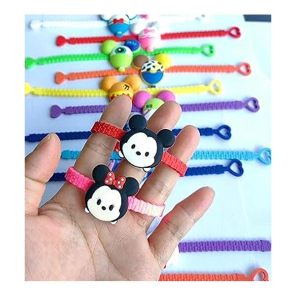15pcs Mickey Mouse Rubber Bracelets Wristband Bracelets_2