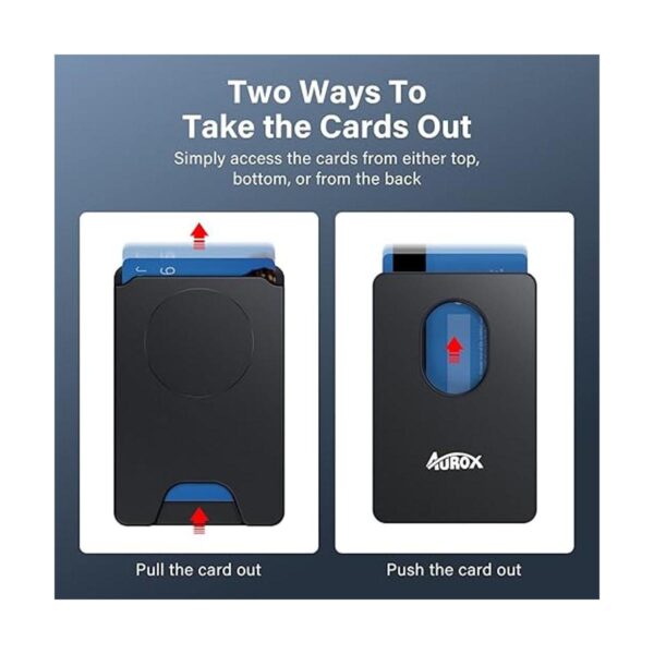 AUROX Cartera magnética compatible con Magsafe Wallet para_5