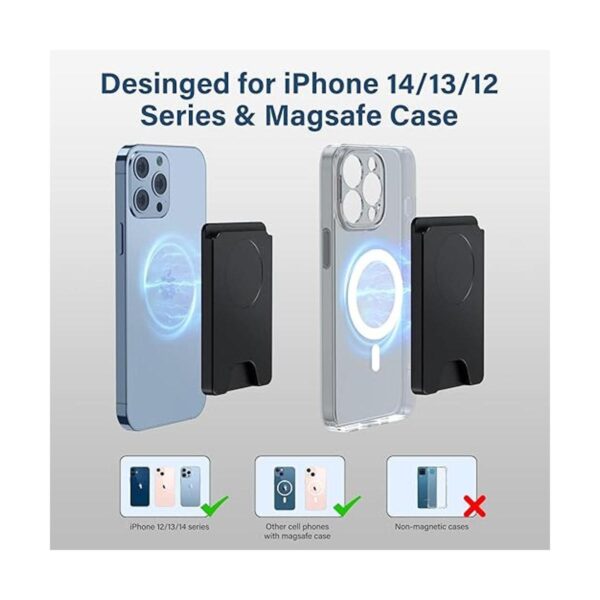 AUROX Cartera magnética compatible con Magsafe Wallet para_4