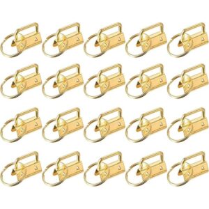 uxcell 20 piezas de herrajes para llavero de 1.024 in1_1