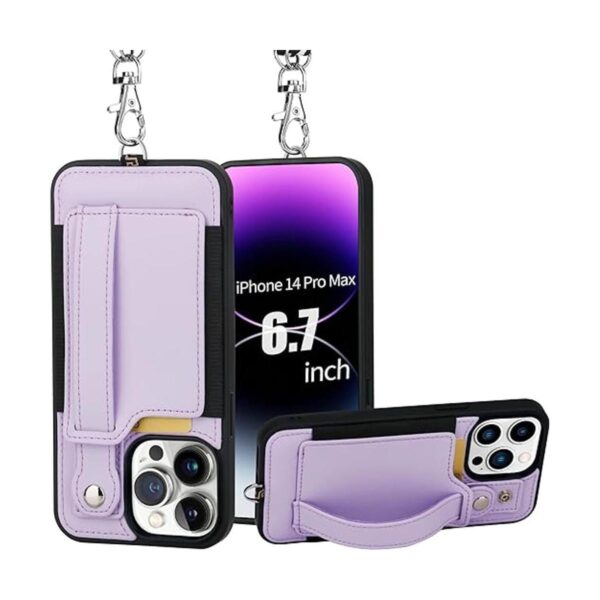 TOOVREN Funda tipo cartera para iPhone 14 Pro Max con_1