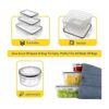 52 PCS Food Storage Containers Set with Airtight Lids 26