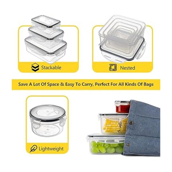 52 PCS Food Storage Containers Set with Airtight Lids 26