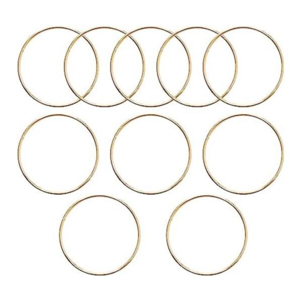 10 anillos de metal de 3 pulgadas anillos de macramé