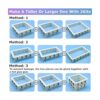 Paquete de 2 moldes ajustables para fabricación de moldes_4