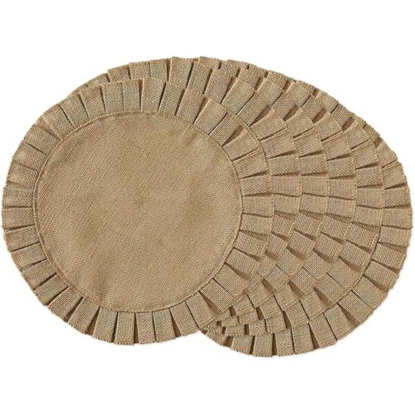DII Jute Burlap Collection Juego de manteles individuales_1