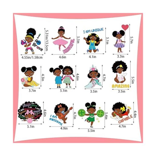12 piezas de parches para planchar para niñas camisetas