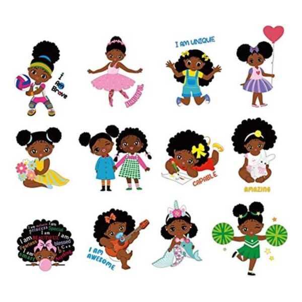 12 piezas de parches para planchar para niñas camisetas