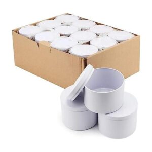 MUKLEI Paquete de 24 latas de vela blancas de 8 onzas