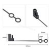 Sae Cable de extensión de 14 Awg 11.8 in adaptador de_5