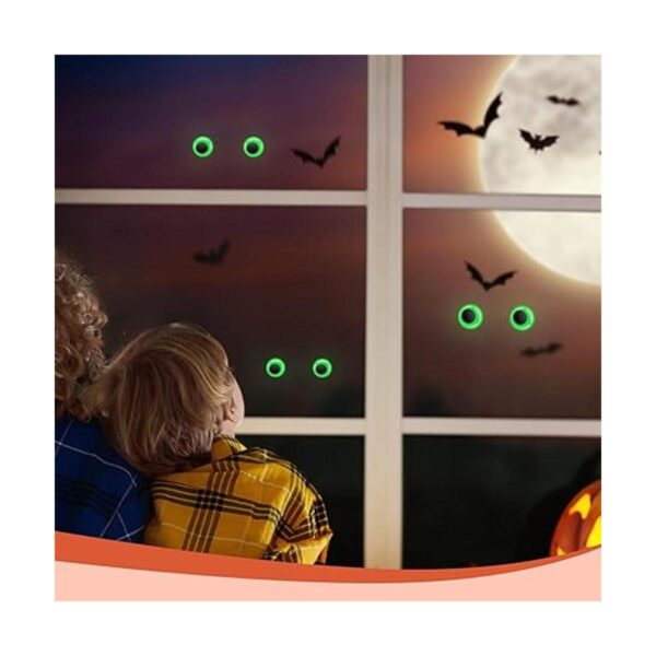 1000 unidades de ojos Google autoadhesivos luminosos que
