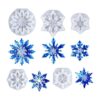 5 moldes de resina de Navidad moldes de silicona de copo_5