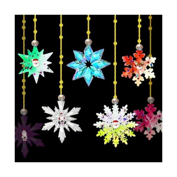 5 moldes de resina de Navidad moldes de silicona de copo_1
