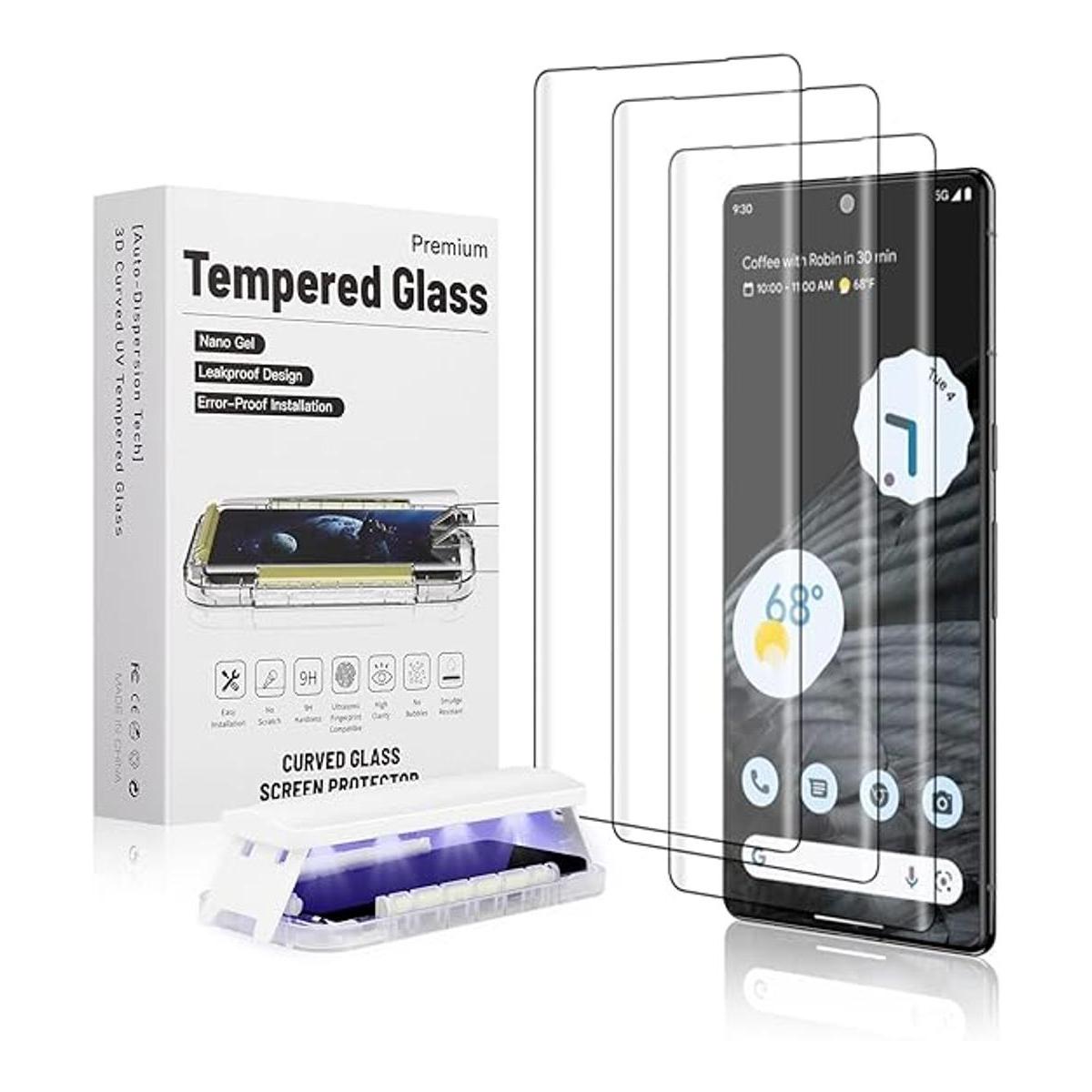 Paquete de 3 protectores de pantalla de vidrio templado