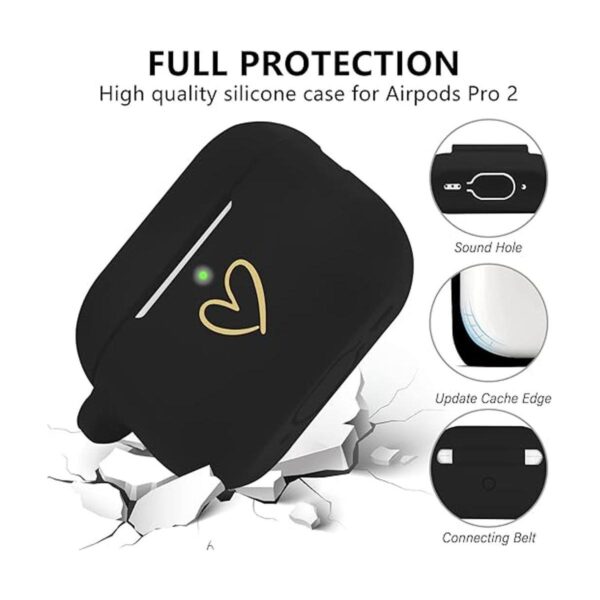 AIIEKZ Compatible with AirPods Pro 2 Case Cover 2022 Soft_2
