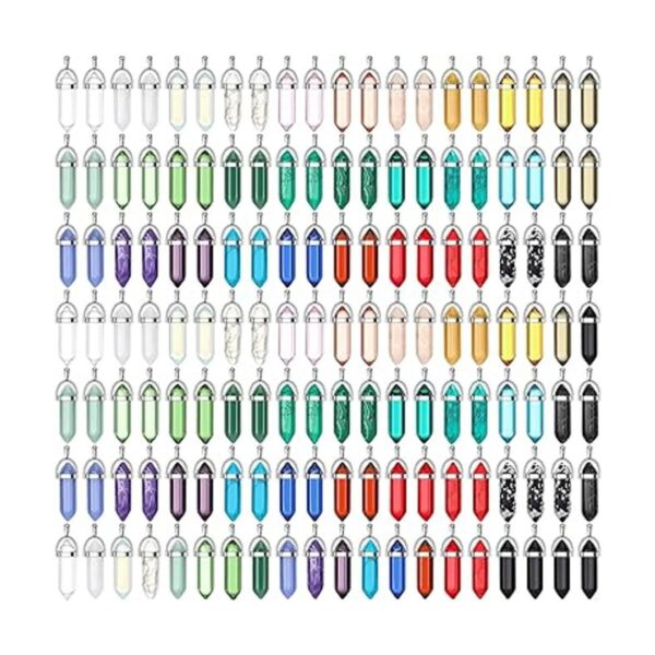 150 aretes de cristales curativos para mujer collar de