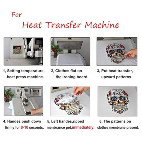 Calcomanías de transferencia de calor de Navidad 7 hojas