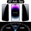 with iPhone 14 Pro Max Mirror screen protector Privacy_2