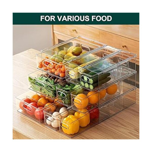 2 Pack Fridge Organizer with Pullout Drawer LALASTAR_3