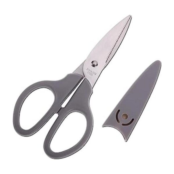 HITOPTY Tijeras multiusos grises tijeras rectas