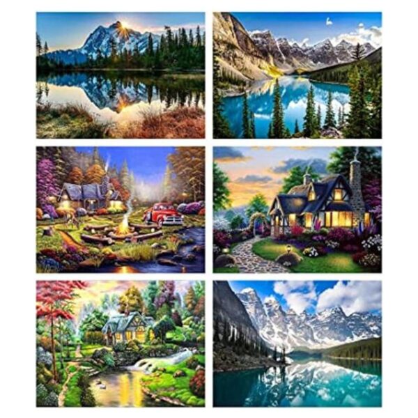Telawah 6 Pack Diamond Painting Kits for s DIY 5D Full_1