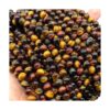 ABCGEMS Cuentas de ojo de tigre africano tricolor hermosa