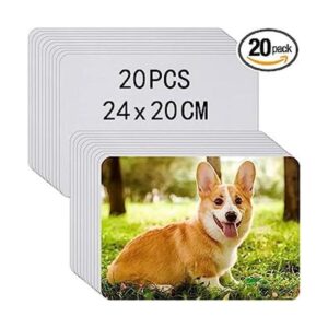 20 pcs Sublimation Mouse Pad Blanks for Sublimation
