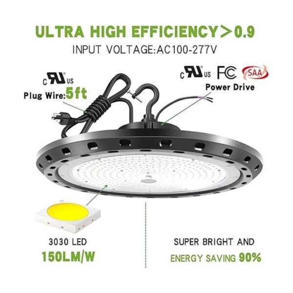 BFT Luz LED de alta bahía de 300 W UFO 45000 lúmenes_2