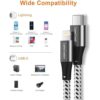 Short USB C to Lightning Cable1FT0.3MApple MFi_5