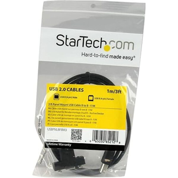 StarTech. com Cable USB de montaje en panel de 3 pies B a_4