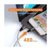 Short USB C to Lightning Cable1FT0.3MApple MFi_3