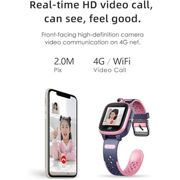TOPUSER Reloj inteligente GPS impermeable 4G en todo el_5