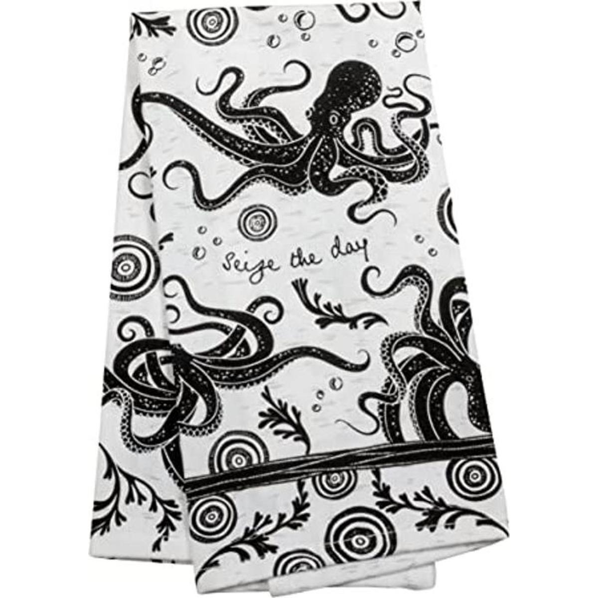 Karma Gifts KA101944 Toalla de té bohemia en blanco y