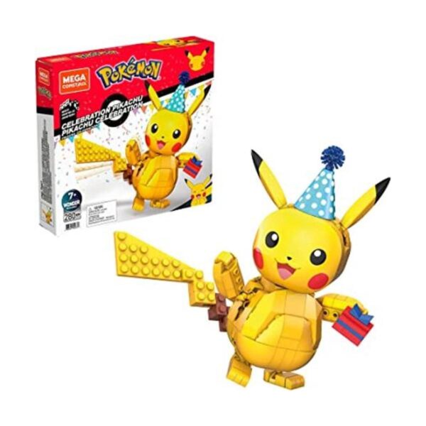 Mega Construx Pokémon Celebration Pikachu Exclusivo de_1