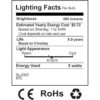 Sterl Lighting Juego de 8 bombillas fluorescentes rectas