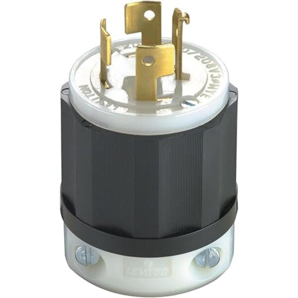 Leviton 7411C 20Amp 120208Volt 3PY Tapón de bloqueo_1