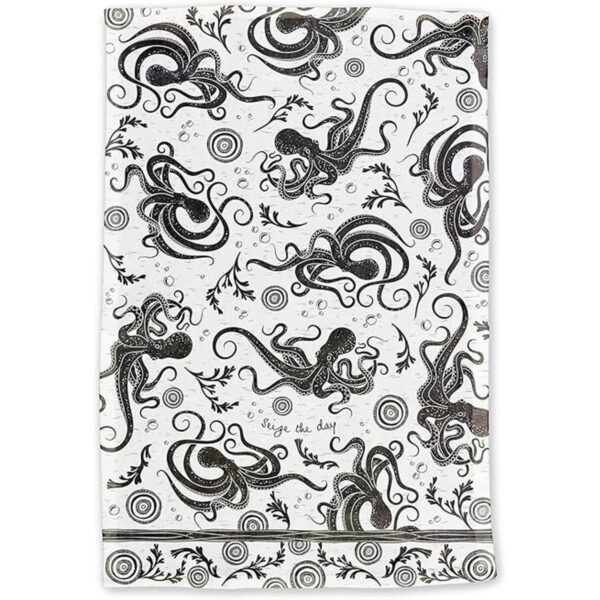 Karma Gifts KA101944 Toalla de té bohemia en blanco y_2