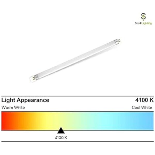 Sterl Lighting Juego de 8 bombillas fluorescentes rectas
