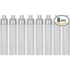 Sterl Lighting Juego de 8 bombillas fluorescentes rectas