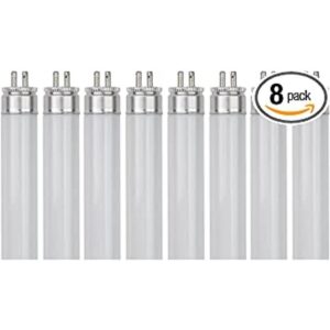 Sterl Lighting Juego de 8 bombillas fluorescentes rectas